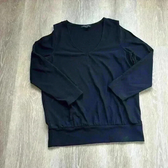 Boston Proper Cold Shoulder Top size large - Picture 1 of 3